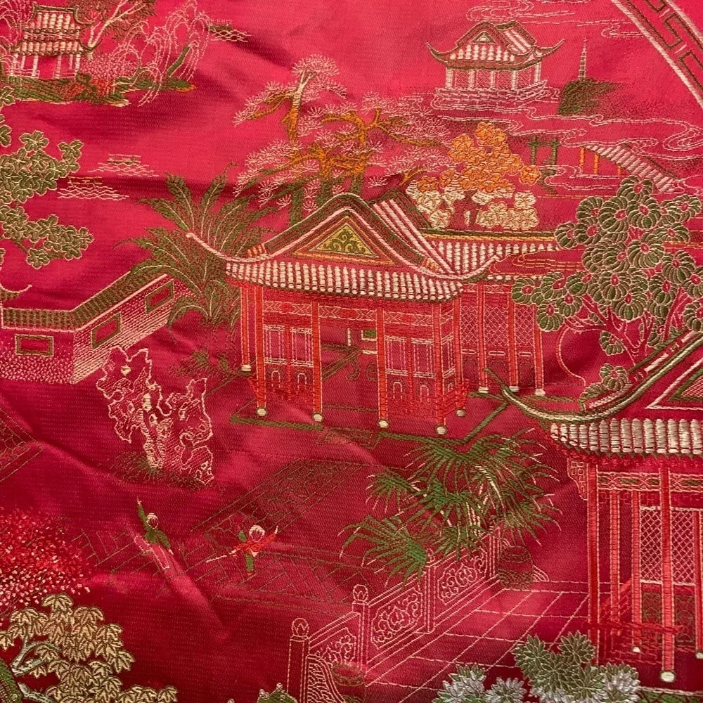 Elegant Red Decorative Pillow